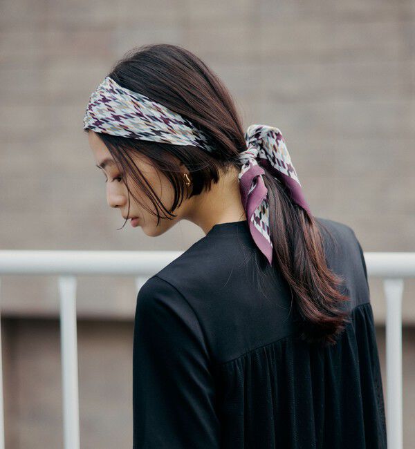 UNITED ARROWS green label relaxing「【別注】＜Feuille de Cocoon＞スカーフ」|バンダナ・スカーフ|WINE