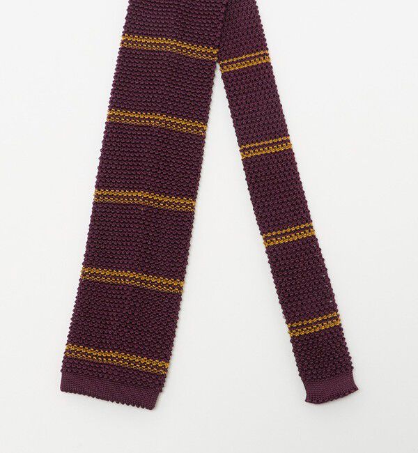 UNITED ARROWS green label relaxing「＜Bleck＞6.5cm ニット ボーダー3 ネクタイ ニットタイ」|ネクタイ・蝶ネクタイ|