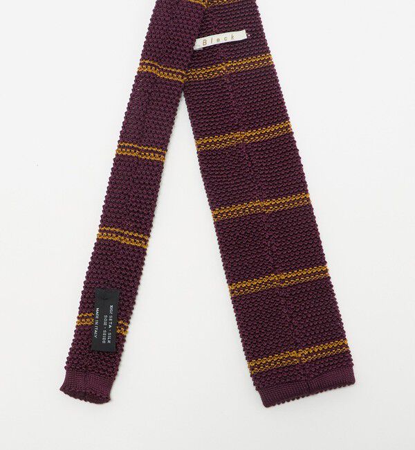UNITED ARROWS green label relaxing「＜Bleck＞6.5cm ニット ボーダー3 ネクタイ ニットタイ」|ネクタイ・蝶ネクタイ|