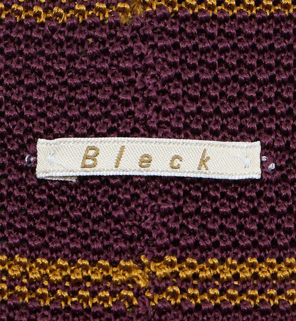 UNITED ARROWS green label relaxing「＜Bleck＞6.5cm ニット ボーダー3 ネクタイ ニットタイ」|ネクタイ・蝶ネクタイ|