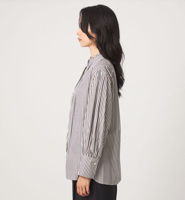 UNITED ARROWS green label relaxing「ニットベスト&times;フリルネック ブラウス」|シャツ・ブラウス|