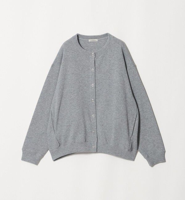 UNITED ARROWS green label relaxing「【WEB限定】＜at ease＞ダブルフェイス クルーネック カットソー カーディガン」|カーディガン|
