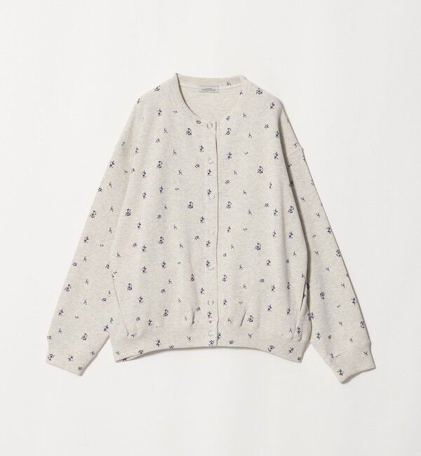UNITED ARROWS green label relaxing「【WEB限定】＜at ease＞ダブルフェイス クルーネック カットソー カーディガン」|カーディガン|