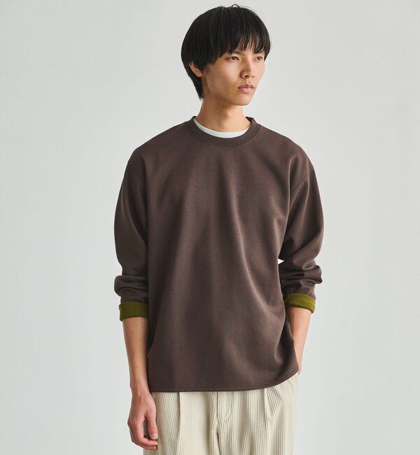 UNITED ARROWS green label relaxing「ダブルフェイス クルーネック 長袖 カットソー」|Tシャツ・カットソー|