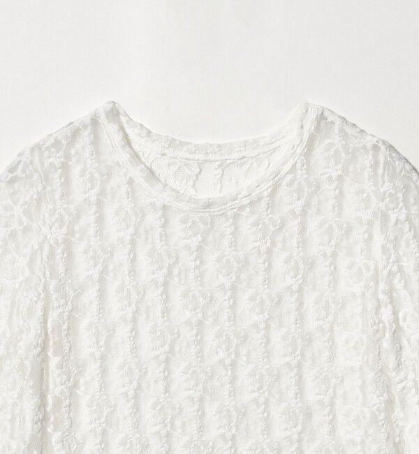 UNITED ARROWS green label relaxing「【WEB限定】＜at ease＞レース カットソー」|Tシャツ・カットソー|