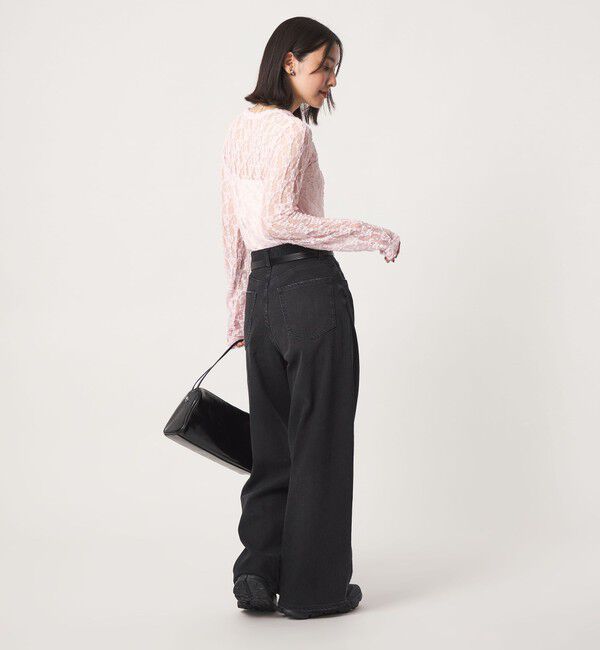 UNITED ARROWS green label relaxing「【WEB限定】＜at ease＞レース カットソー」|Tシャツ・カットソー|