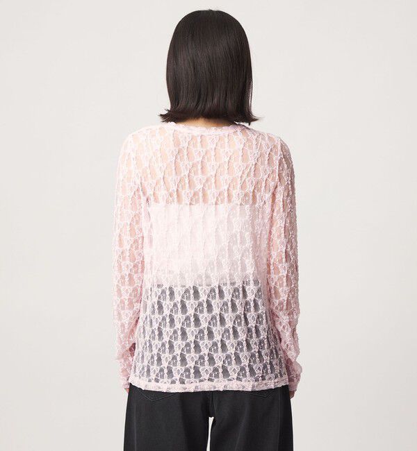 UNITED ARROWS green label relaxing「【WEB限定】＜at ease＞レース カットソー」|Tシャツ・カットソー|