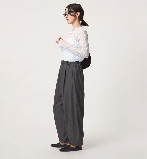 UNITED ARROWS green label relaxing「【WEB限定】＜at ease＞レース カットソー」|Tシャツ・カットソー|