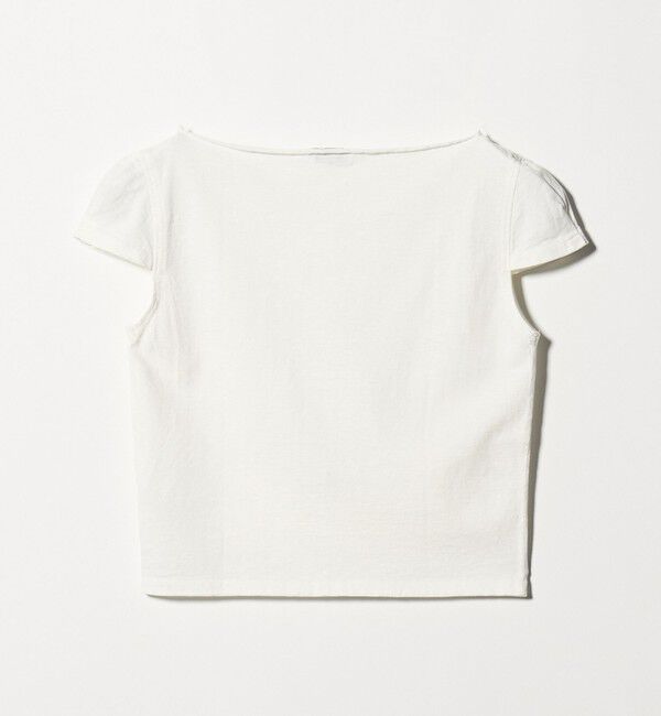<ATTISESSION>コットン カップスリーブ Tシャツ white ATTISESSION＞コットン カップスリーブ Tシャツ（ATTISESSION
