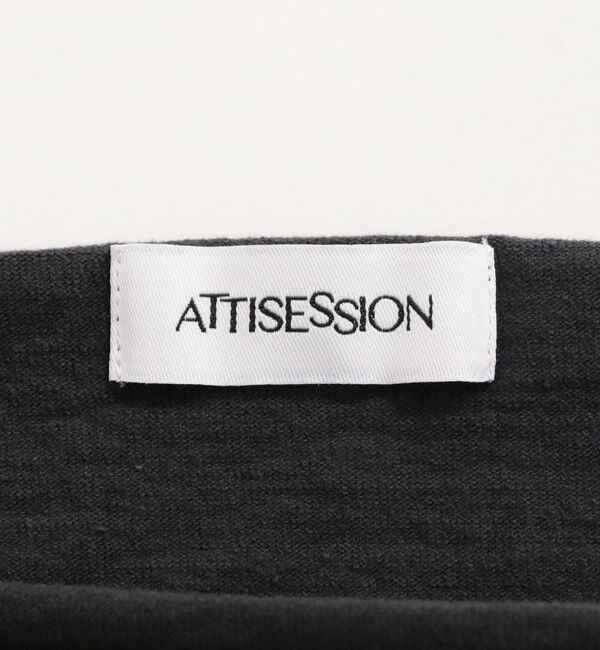 ATTISESSION＞コットン カップスリーブ Tシャツ（ATTISESSION