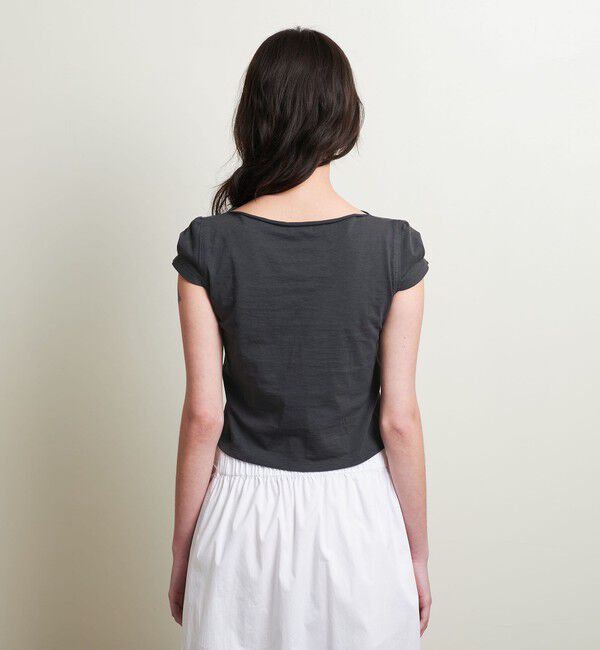 ATTISESSION＞コットン カップスリーブ Tシャツ（ATTISESSION