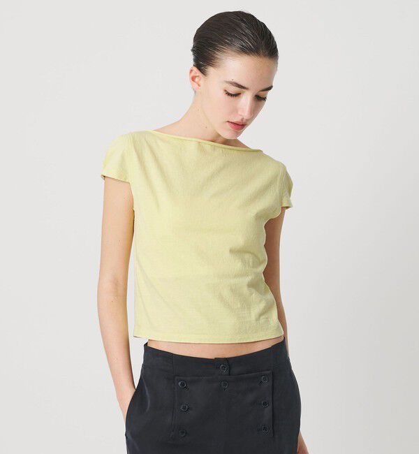 ATTISESSION＞コットン カップスリーブ Tシャツ（ATTISESSION