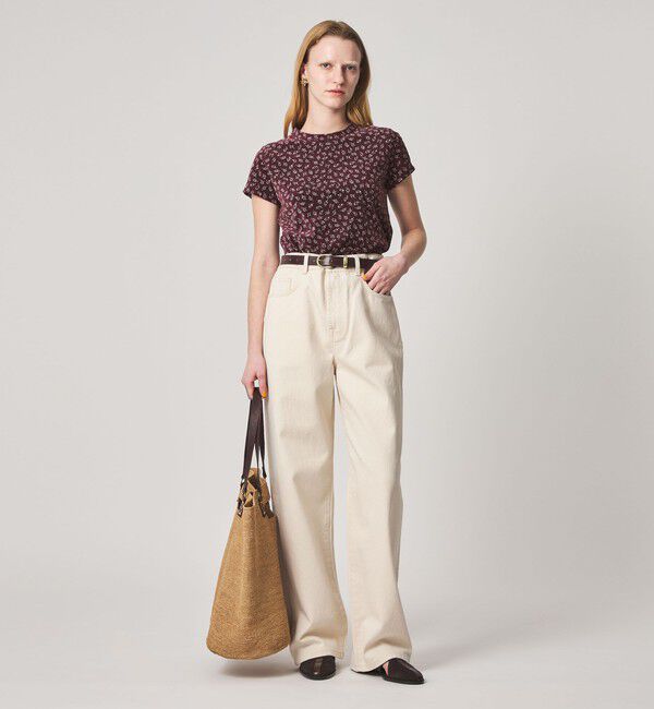 Steven Alan＞フラワー ベロア Tシャツ（STEVEN ALAN）｜ルミネの