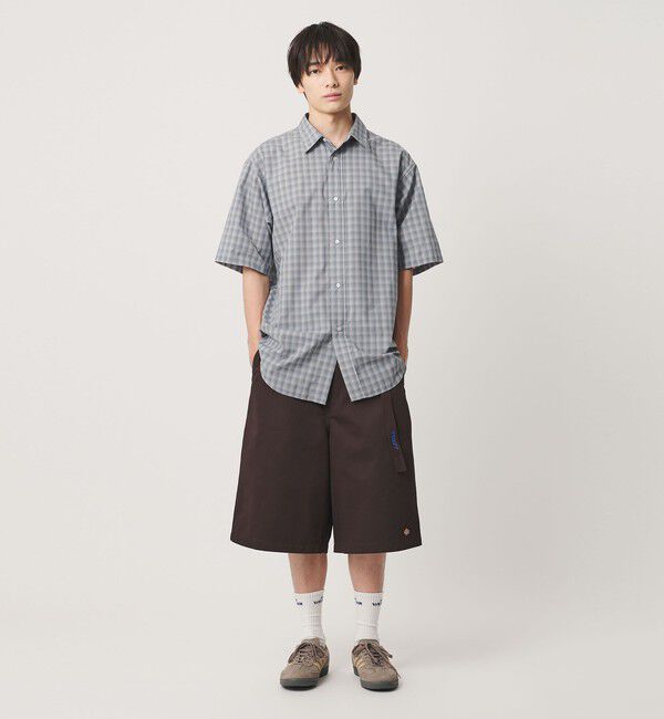 NICE WEATHER「＜NICE WEATHER＞チェックショートスリーブシャツ」|シャツ・ブラウス|