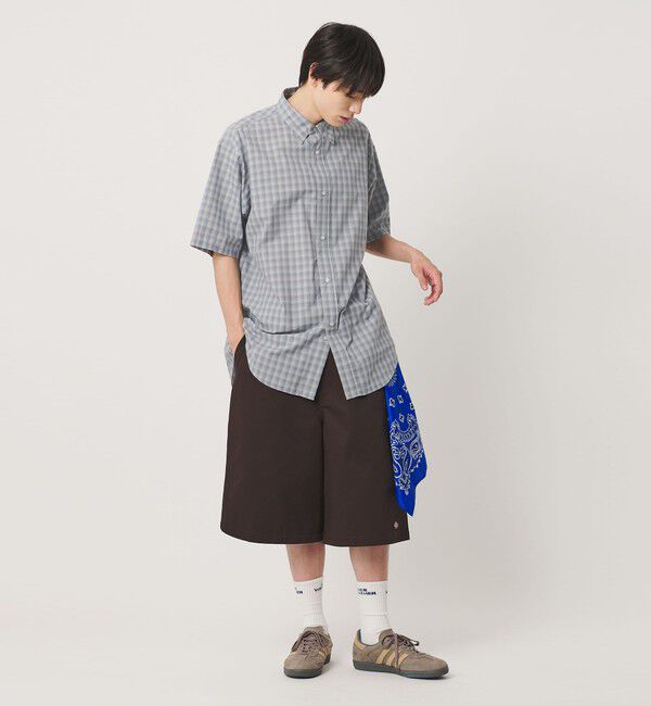 NICE WEATHER「＜NICE WEATHER＞チェックショートスリーブシャツ」|シャツ・ブラウス|