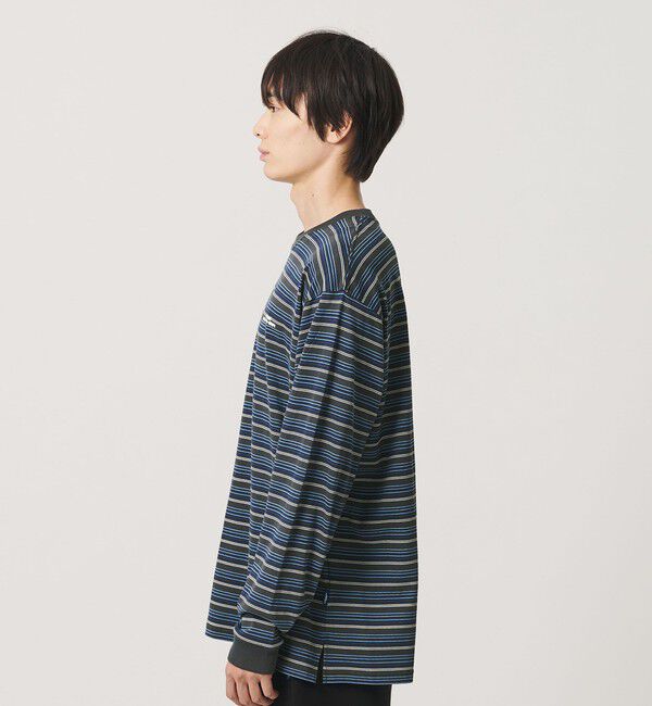 NICE WEATHER「＜NICE WEATHER＞マルチボーダー ロングスリーブ Tシャツ」|Tシャツ・カットソー|