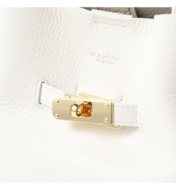 BEAMS SELECTION for WOMEN「【別注】VIOLAd&rsquo;ORO / TRERO シュリンク ゴールドクロア トートバッグ」|トートバッグ|