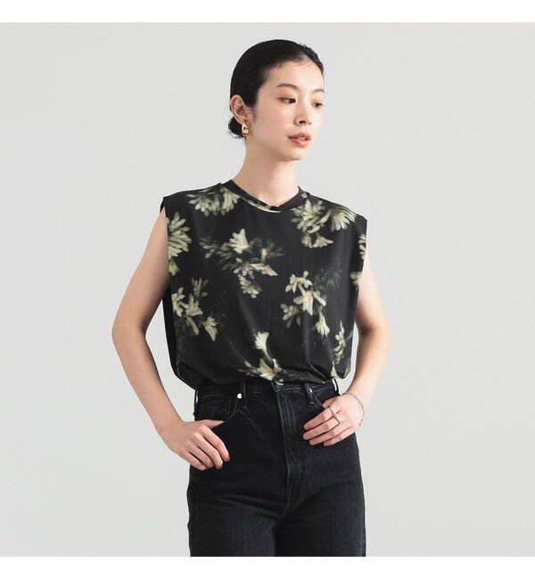 Demi-Luxe BEAMS 「【別注】christian wijnants / ボタニカル ノースリーブ トップス」|Tシャツ・カットソー|