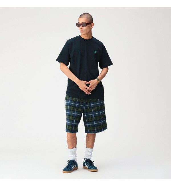 BEAMS「【別注】FRED PERRY /  ロゴ Tシャツ」|Tシャツ・カットソー|