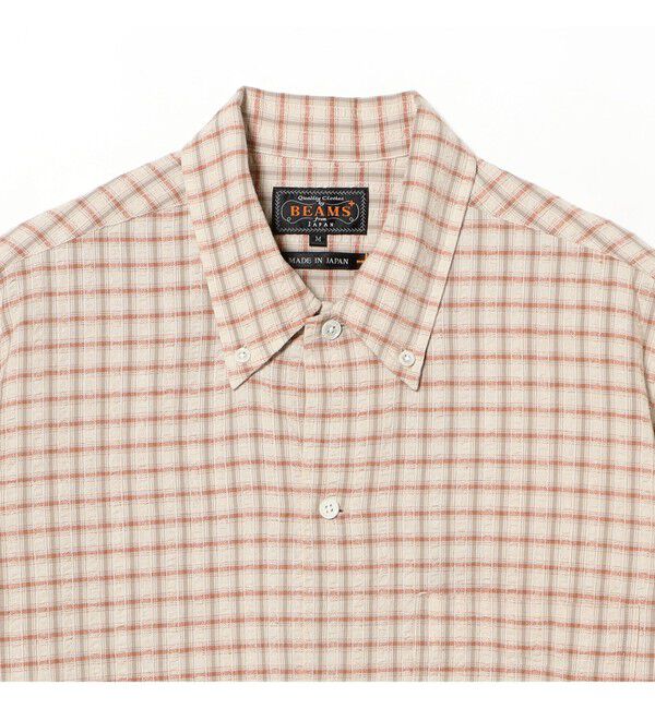 BEAMS PLUS「Open B.D. Sucker Plaid」|シャツ・ブラウス|