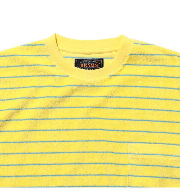 BEAMS PLUS「Pocket Tee Pile Stripe」|Tシャツ・カットソー|