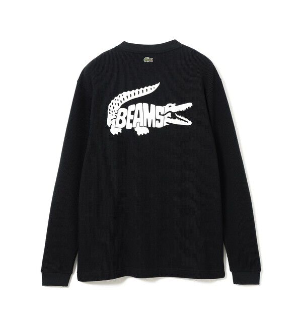 BEAMS「【別注】LACOSTE / ロゴ サーマル Tシャツ」|Tシャツ・カットソー|