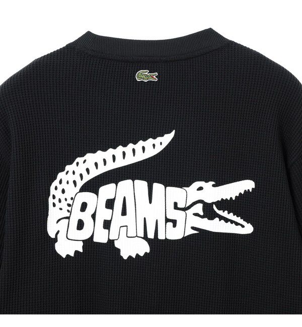 BEAMS「【別注】LACOSTE / ロゴ サーマル Tシャツ」|Tシャツ・カットソー|