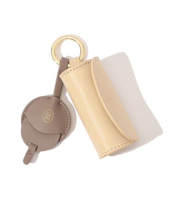 TOMORROWLAND GOODS「ATELIER TOMORROW  LIP CASE ミラー チャーム」|キーケース|42 ライトベージュ系