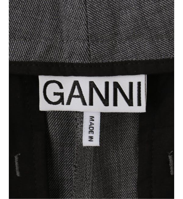 PULP「GANNI / ガニー Wool Melange Suiting Straight Pant」|スラックス|