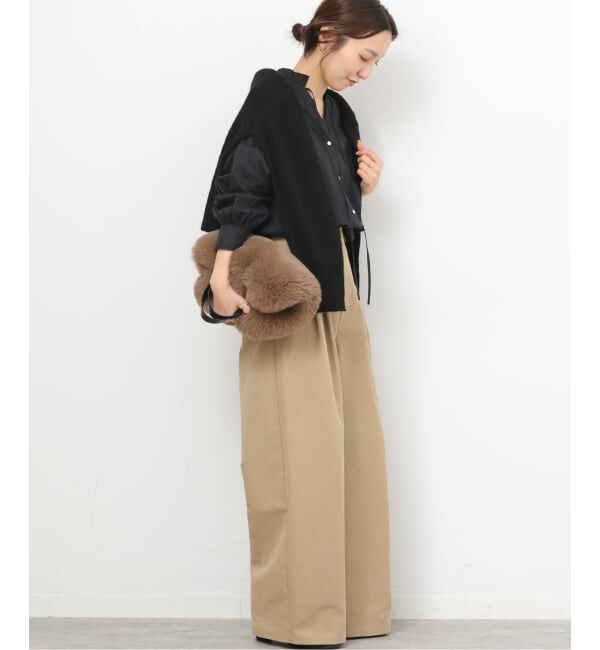JOURNAL STANDARD relume「《追加5》ハイカウントコットンスタンドカラー2way」|シャツ・ブラウス|
