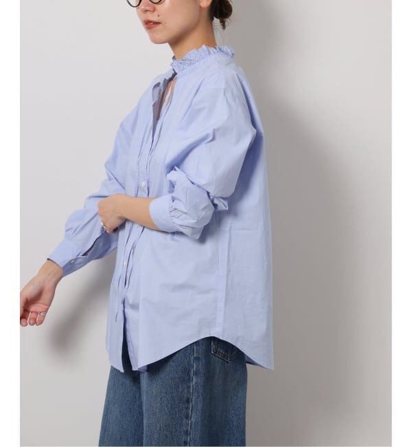 JOURNAL STANDARD relume「《追加5》ハイカウントコットンスタンドカラー2way」|シャツ・ブラウス|