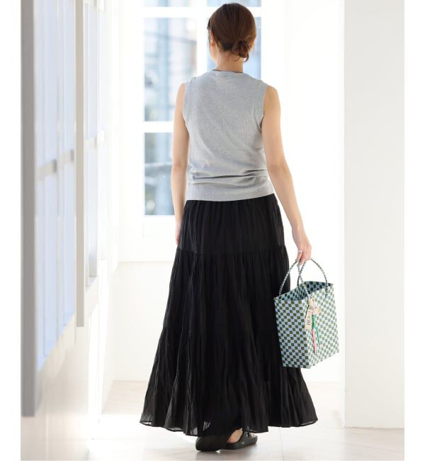 JOURNAL STANDARD relume「《WEB限定追加2》コットンボイルクリンクルティアードスカート」|スカート|