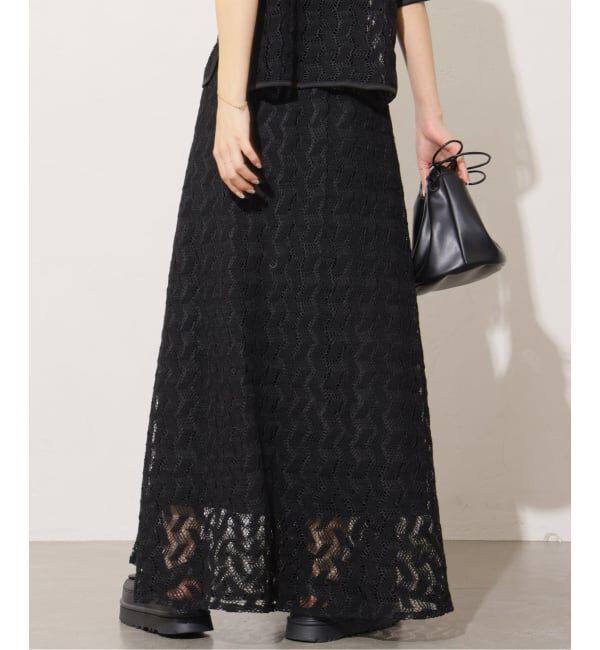 JOURNAL STANDARD relume「《WEB限定追加》【TORRAZZO DONNA/トラッゾドンナ】ジオメトリックレーススカート」|スカート|