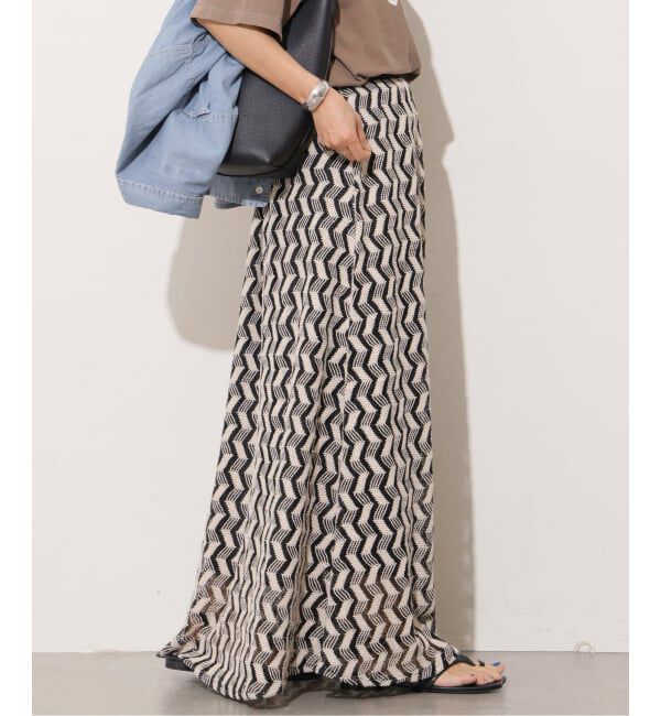 JOURNAL STANDARD relume「《WEB限定追加》【TORRAZZO DONNA/トラッゾドンナ】ジオメトリックレーススカート」|スカート|