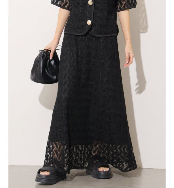 JOURNAL STANDARD relume「《WEB限定追加》【TORRAZZO DONNA/トラッゾドンナ】ジオメトリックレーススカート」|スカート|