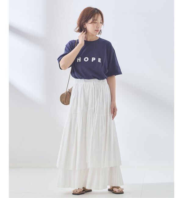 journal standard L'essage「SWボイルティアードスカート」|スカート|