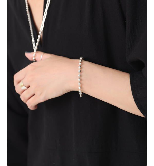 Spick and Span「【SAMH by LILAS】ボールチェーン17cmブレスレット SV」|ブレスレット・バングル|