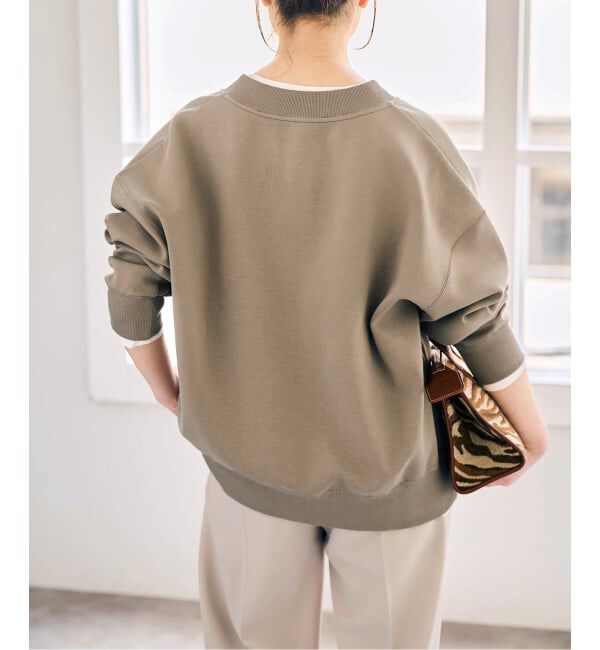Spick and Span「ダンボールZIPカーディガン」|カーディガン|