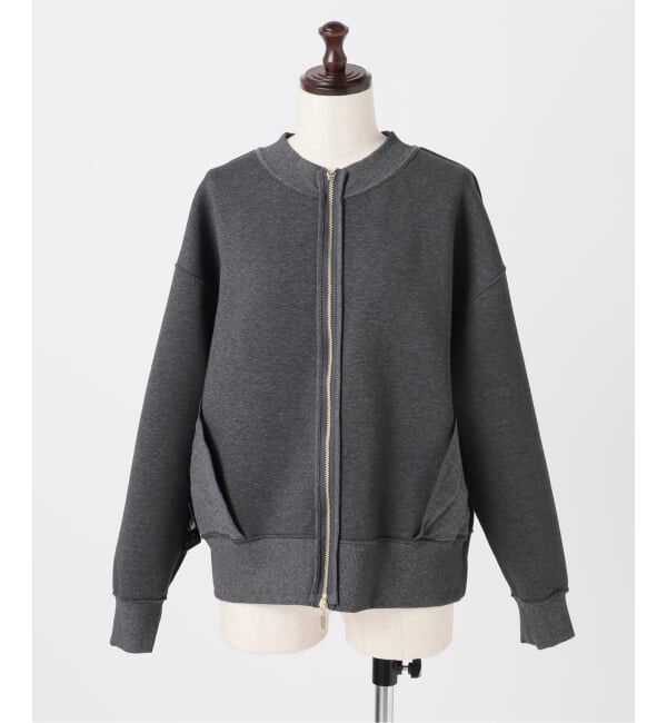 Spick and Span「ダンボールZIPカーディガン」|カーディガン|