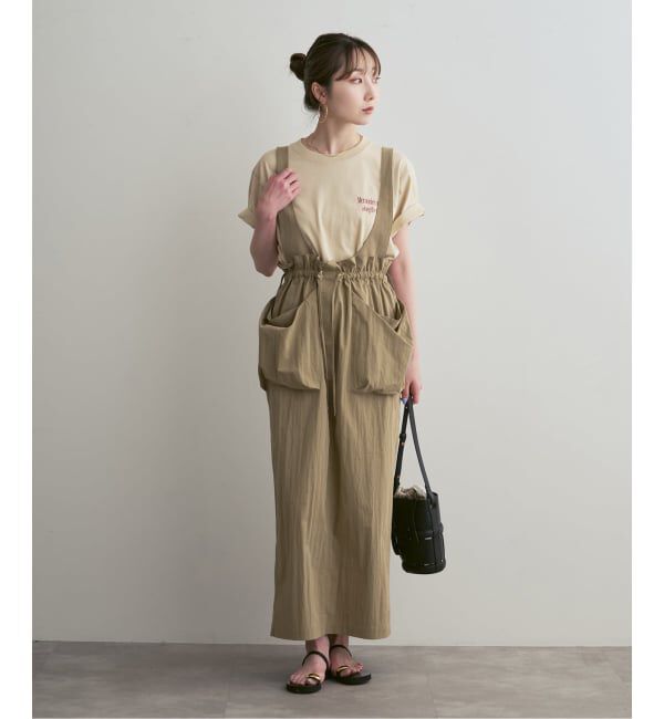 NOBLE「《NOBLE別注》venit/ヴェニット サロペットスカート」|スカート|