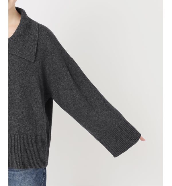 Spick and Span「ルーズウールポロシャツニット」|ニット・セーター|
