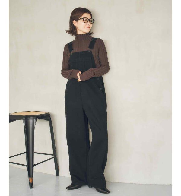 Spick and Span「《40周年 / 予約》S.SHIORI*S バレルレッグサロペット」|オールインワン|
