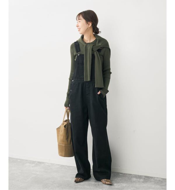 Spick and Span「《40周年 / 予約》S.SHIORI*S バレルレッグサロペット」|オールインワン|