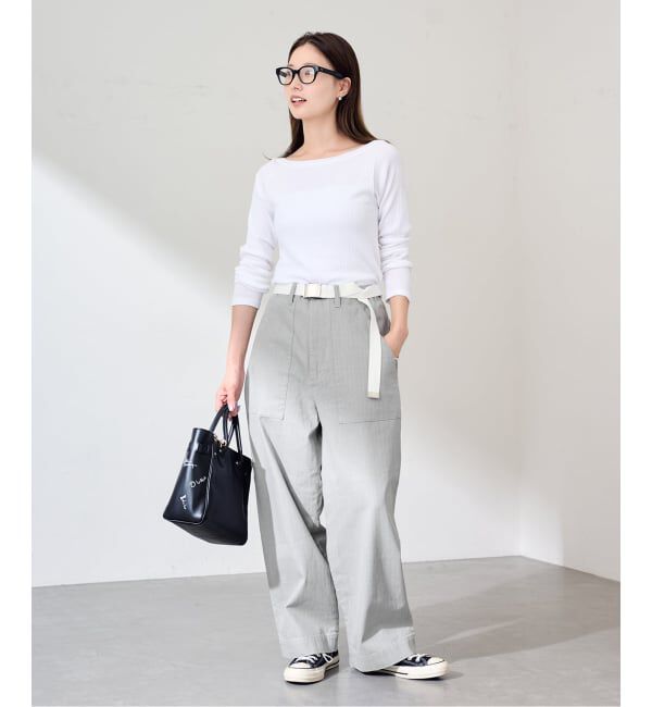 FRAMeWORK「≪予約≫YARMO/ヤーモ  THE UNIFORM 別注ベルト付きワークパンツ」|スラックス|