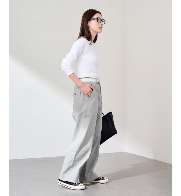 FRAMeWORK「≪予約≫YARMO/ヤーモ  THE UNIFORM 別注ベルト付きワークパンツ」|スラックス|