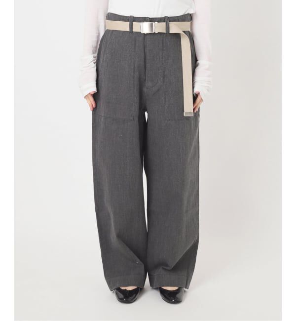 FRAMeWORK「≪予約≫YARMO/ヤーモ  THE UNIFORM 別注ベルト付きワークパンツ」|スラックス|