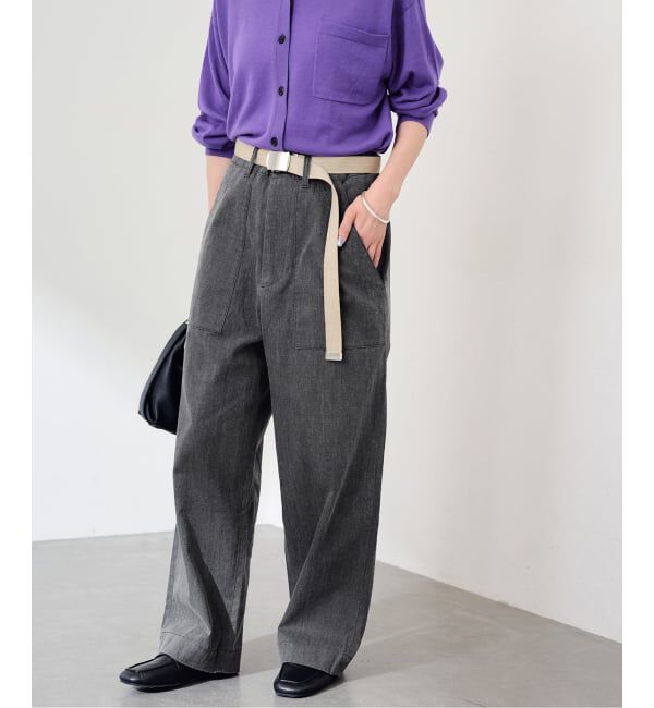 FRAMeWORK「≪予約≫YARMO/ヤーモ  THE UNIFORM 別注ベルト付きワークパンツ」|スラックス|