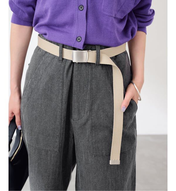 FRAMeWORK「≪予約≫YARMO/ヤーモ  THE UNIFORM 別注ベルト付きワークパンツ」|スラックス|