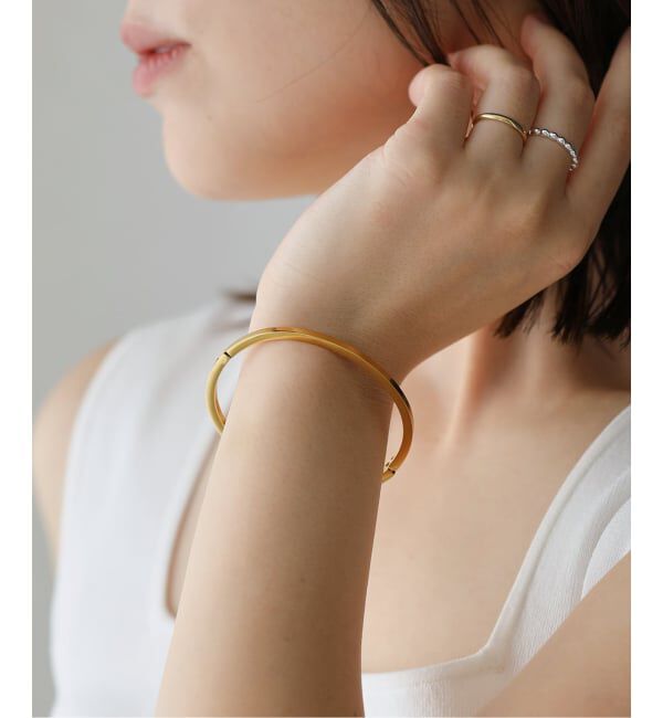  「SOAC/ソーク Oval Bangle」|ブレスレット・バングル|ゴールド