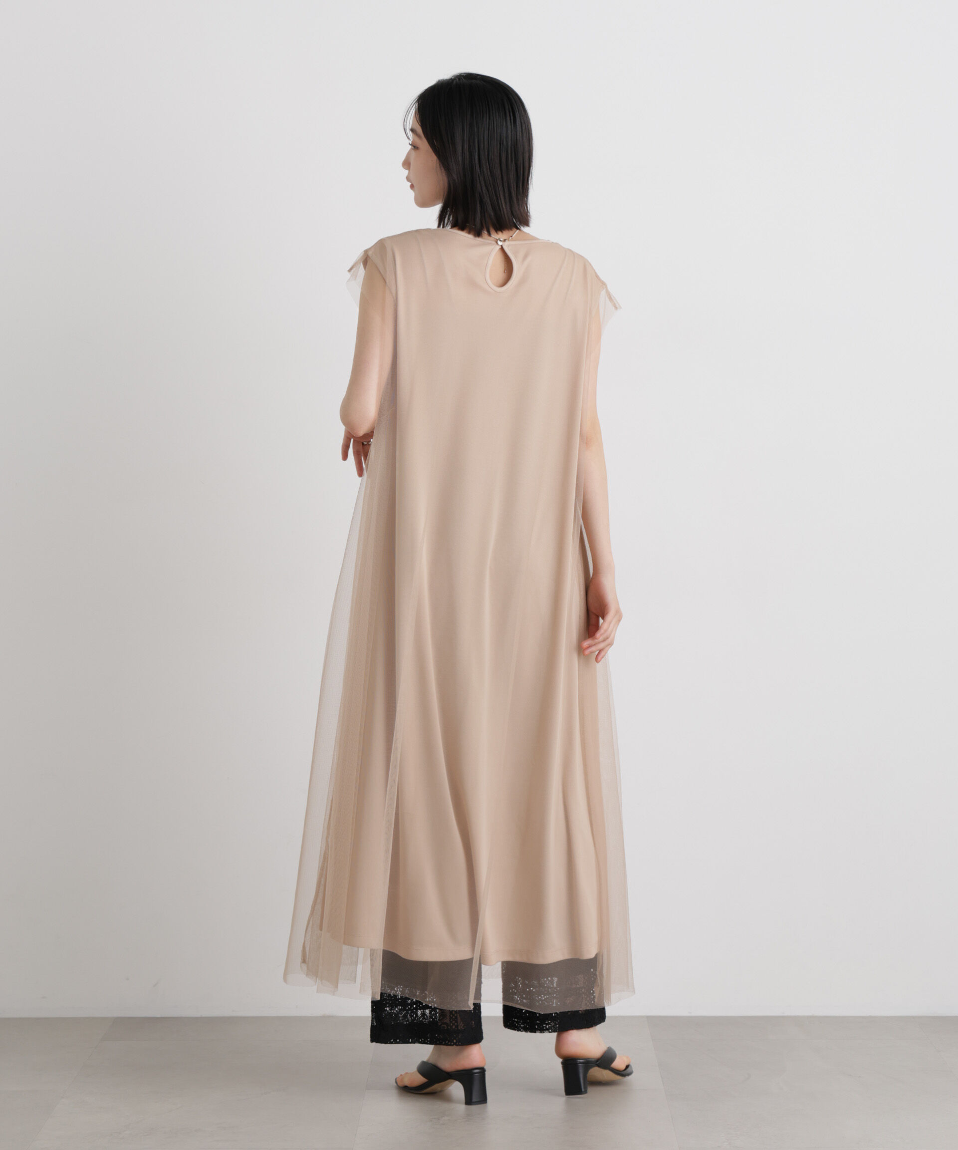 NANO universe「チュールコンビレイヤードワンピース」|ワンピース|
